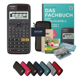 Calcuso Casio FX-87DE X Black with Calculator