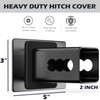 TOEASYTY Trailer Hitch Cover for 2 Inch Receivers, Heavy Metal