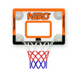 NERO SPORT Ninja Silent Basketball- Soft Foam Indoor Hoop Play | Soundless Ball for Quiet Dribbling and Indoor Training (Basketball Hoop Only)