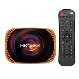 HK1 RBOX X4 Android 11.0 Smart TV Box UHD 4K Media Player Amlogic S905X4 H.265 VP9 8K Decoding 2.4G/5G WiFi 1000M LAN with Remote Control
