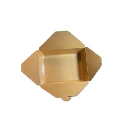 RURAL MART C#1 (25) Pk Microwaveable Paper Food Containers Take Out Leak & Grease Resistant