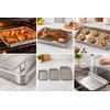 Stainless Steel Baking Pan with Wire Rack for Oven Cooking
