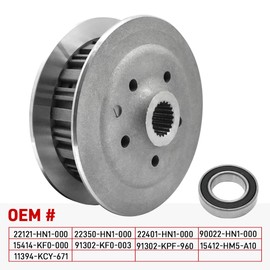 400EX Clutch Center Inner Hub & Outer Pressure Plate & Oil Filter Gasket Kit Compatible with Honda Sportrax 400 TRX400EX 1999-2004 OEM# 22121-HN1-000 22350-HN1-000 11394-kcy-671