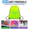 Grneric 24Pcs Drawstring Backpack Bulk Cinch Bag, Polyester Drawstring Bags