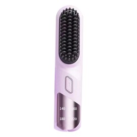 AIXXCUVQ Household Straight Curler For Bid Farewell To Frizzy Hair Smooth Out Roughness Negative Ion Hair Care Device Comb, Purple