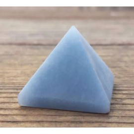 NATURAL ANGELITE SMALL GEMSTONE PYRAMID 20-22mm