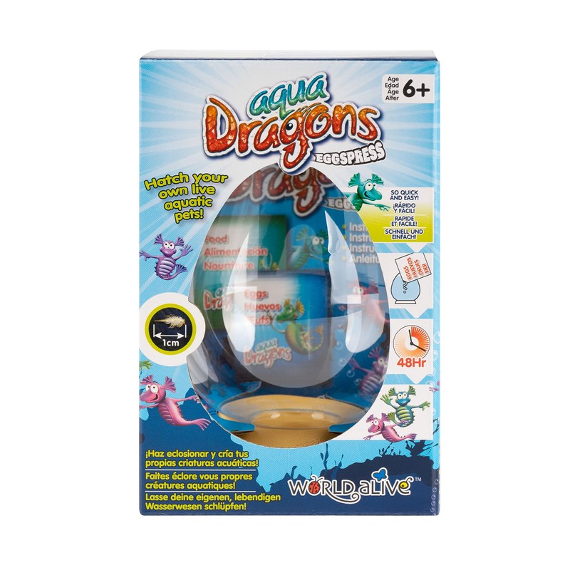 Aqua Dragons Underwater World Eggspress,Giocattolo educativo STEM,Set acquario,crescere un animale