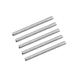 sourcing map Fully Threaded Rod M5 x 60mm 0.8mm Thread Pitch 304 Stainless Steel Right Hand Threaded Rods Bar Studs 5 Pack