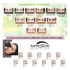 Impression Kit Henna Cejas Hd Tipo Microblading Semipermanente Tonos