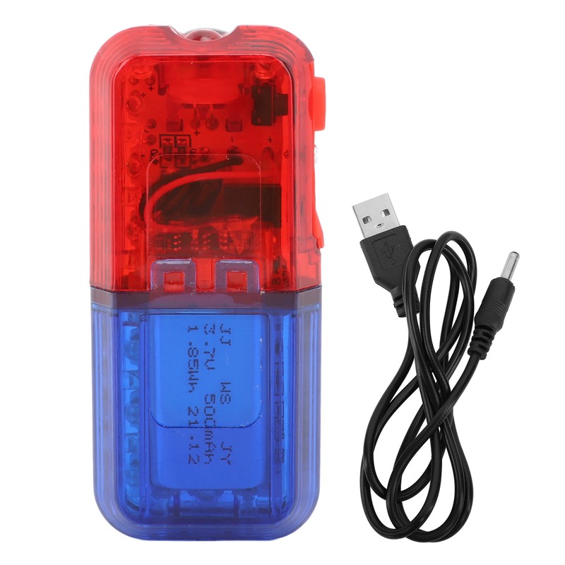 LED Warning Shoulder Light Rechargeable High Brightness Clip Shoulder Strobe