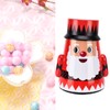 Christmas Candy Iron Box Roly Poly Design Santa Claus Snowman
