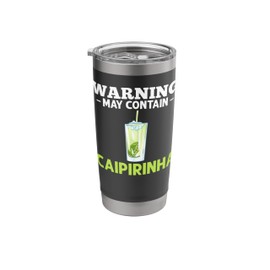 Caipirinha Cocktail Funny Brazilian Drink Recipe Stainless Steel Insulated Tumbler