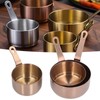 3pcs Sauce Cups Stainless Steel Sauce Dish with Handle for