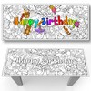 Young N Refined Birthday Party Coloring Page Table Cloth Activity