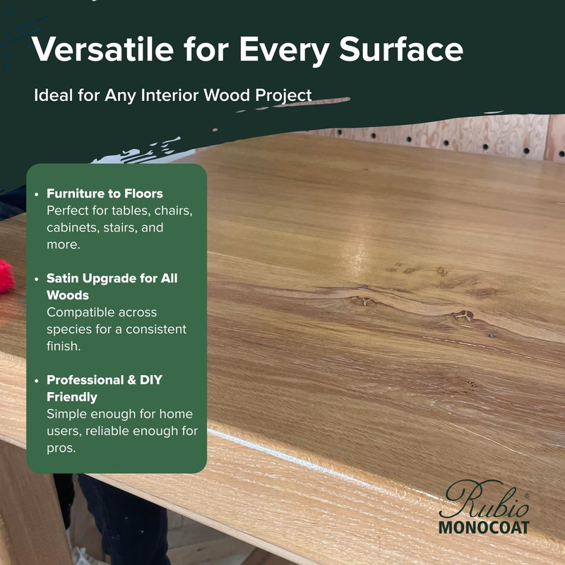 Rubio Monocoat SheenPlus 560 ft² | 0% VOC Satin Look
