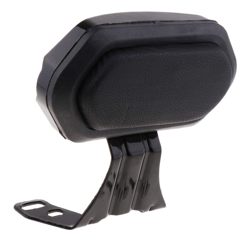 Universal Motorcycle Adjustable Rear Backrest Sissy Bar Cushion Pad -