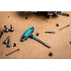 wolfcraft T-Hand Screwdriver With Bit Socket I 1235000 I For