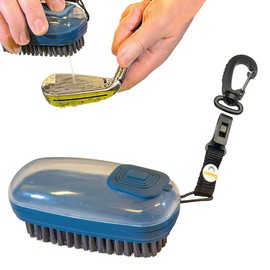 HIPPO OUTDOOR Aqua Golf Club Brush - Water Club Cleaner, Caddy Splash Bag Accessories, Groove it Cleaning, Quick-Release Clip Concept 8162