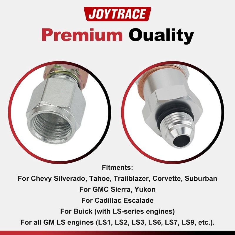 Joytrace Oil Pressure Sensor Relocation Kit For GM LS Series