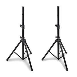 Pyle Adjustable Extending Height Tripod Speaker Stand Holder Mount, 2-Pack