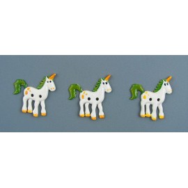 JHB CHERI STROLE CHILDREN'S BUTTONS - UNICORN