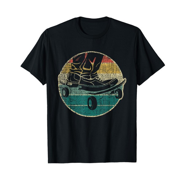 Retro Skateboarder Skateboard Skateboarding Skater T-Shirt