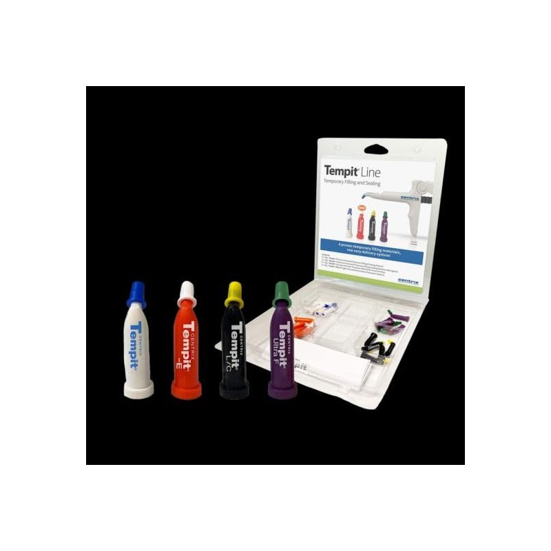 Centrix 310067 Tempit Essentials Dental Cement Sealer Essentials Kit 30/Pk