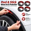 Wheel Arch Fender Protectors for Car Exterior – 4-Piece Carbon