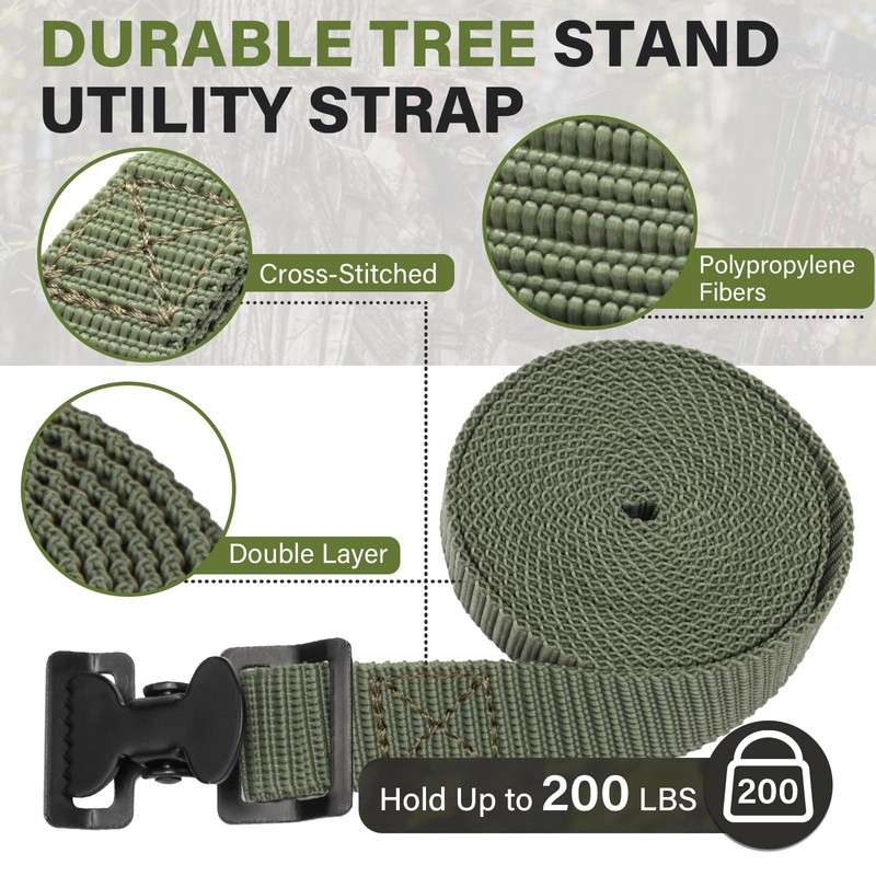 Dimakung Tree Stand Utility Straps for Summit Viper Climber, 2