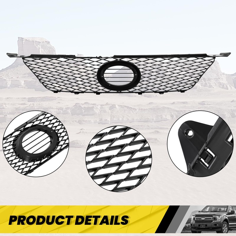 KUAFU Front Grill Compatible with 2006 2007 2008 Lexus IS250