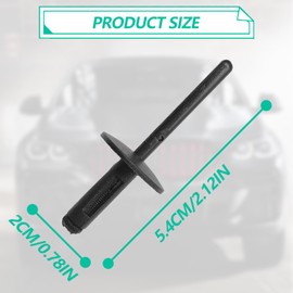 Icyhaws 30 Pieces Nylon Expanding Rivets Compatiable with BM X1 X3 X4 X5 X6 Series Fender Liner Bumper Cover Wheel Arch Trim Clip OEM 51777171004