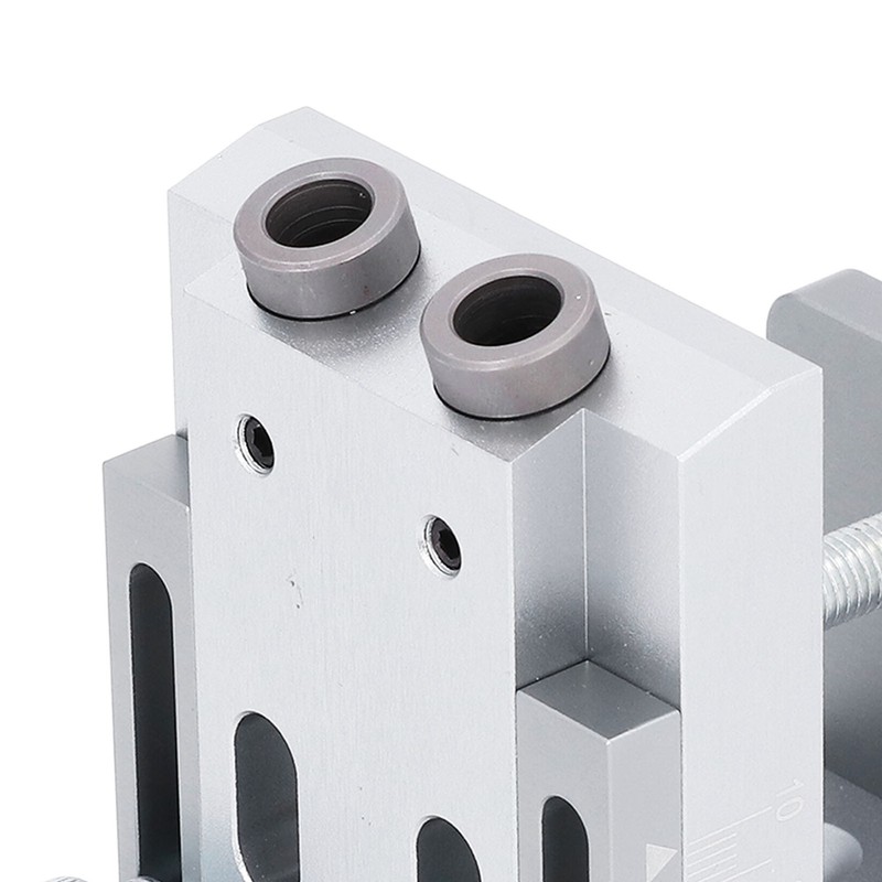 Oblique Hole Drilling Template Pocket Jig Dowel Clamps Device Set
