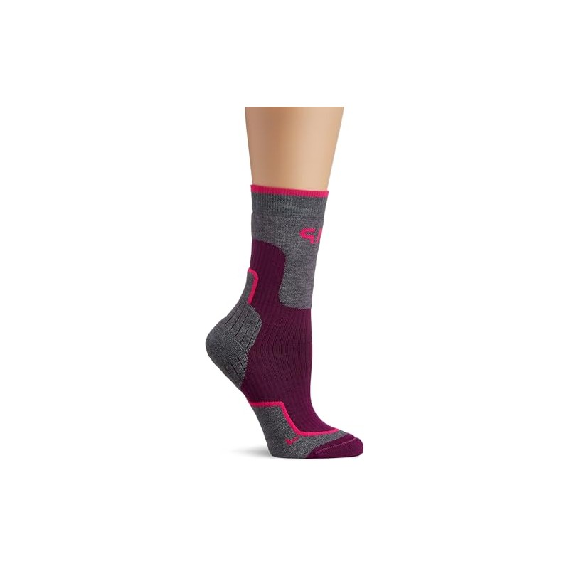 CMP Trekking Sock Wool Mid, Adult, Unisex, Purple, 36/38
