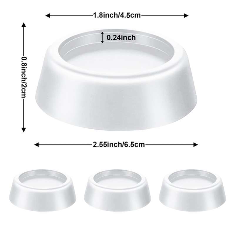 Rubber Feet Pad for Washing Machine Anti-vibration 4 PCS for