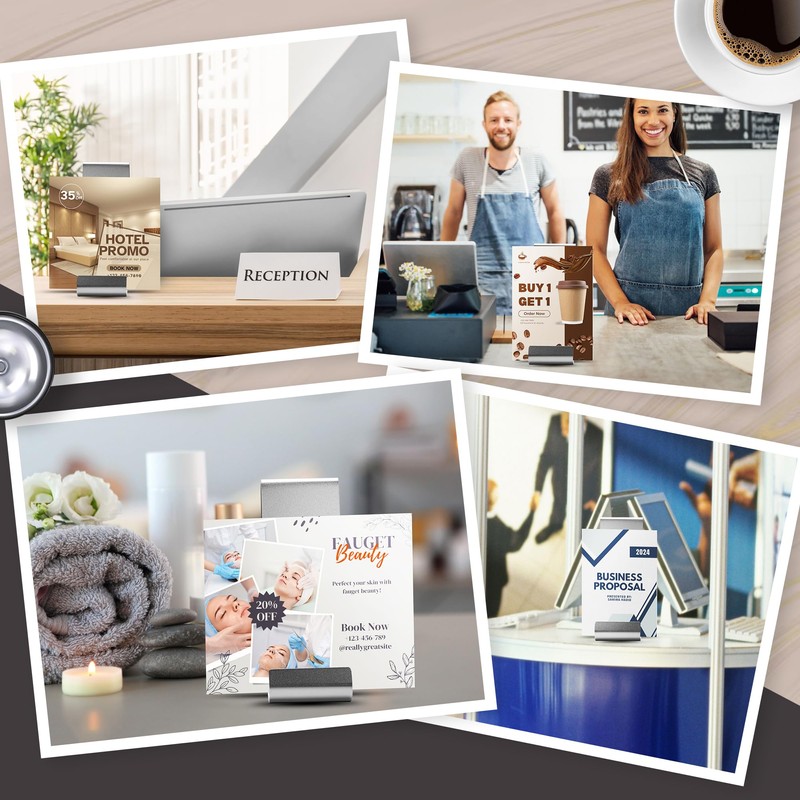 Metal Fancy Brochure Holder - Enhance Your Space, Book Display
