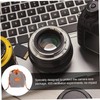 CIYODO 1Pc Portable Camera Lens Storage Bag Grey Medium Organizer