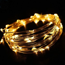 Dreamworth 2 Pack 12 Modes Sound Activated Music String Lights,USB Powered 33Ft 100 LED Silver Wire Fairy Lights with Remote Timer for Bedroom Wedding Party Festival(Warm White)