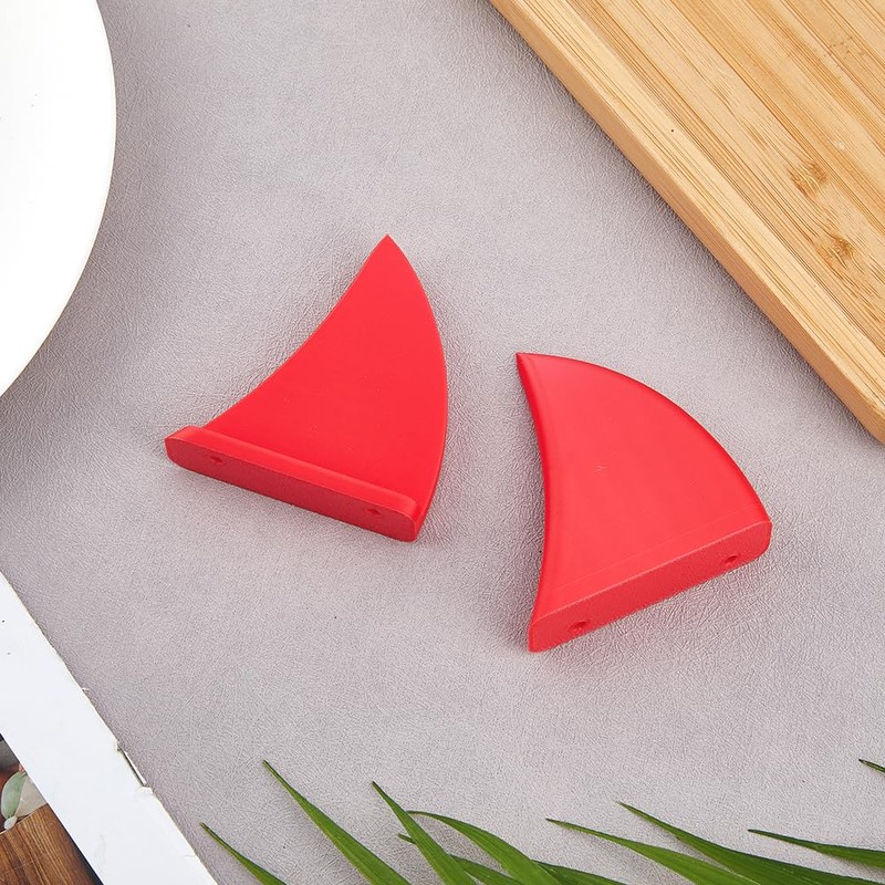 SUPERFINDINGS 2 Pairs Halloween Car Teeth Red Car Fangs Vehicle