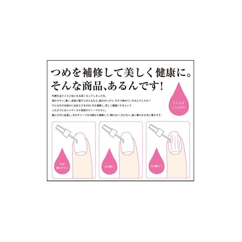 ★お徳用★２個セット★Dr.Nail DEEP SERUM(ドクターネイル ディープセラム)6.6mL×２