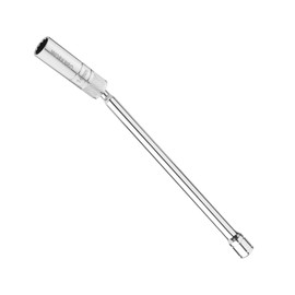 WORKPRO 14 mm Magnetic Spark Plug Socket with Magnetic Design, Swivel Thin Wall Spark Plug Socket, 3/8" Drive x 12" Total Length, 360 Degree Swivel, 12 Point