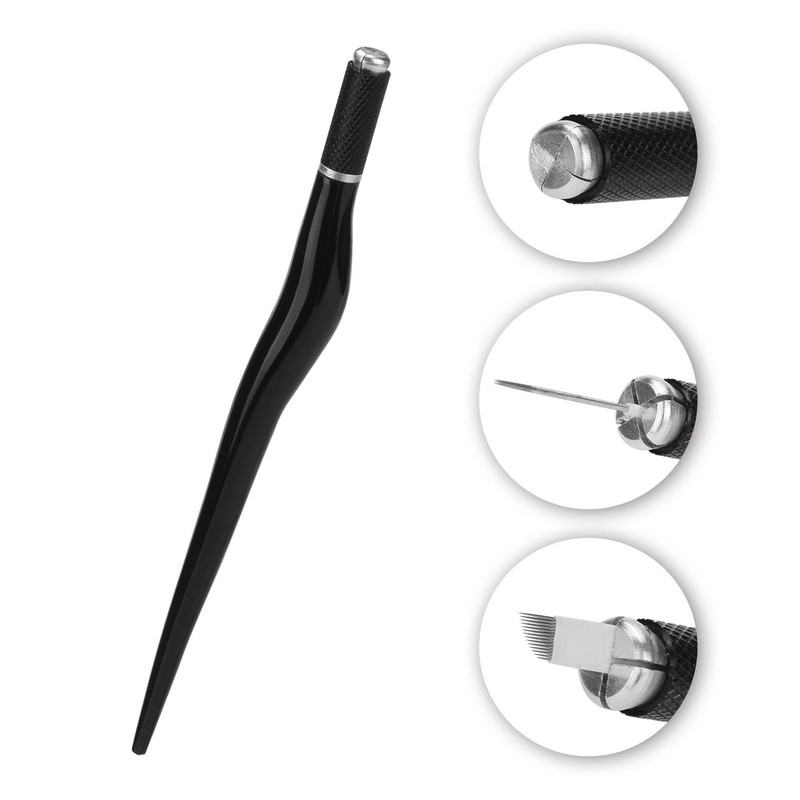 10pcs Manual Tattoo Microblading Pen Semi Permanent Eyebrow Lip Eyeliner