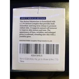 Sharlinge Face Moisturizer 2.5% Retinol Cream - Day & Night Anti-Aging Moisturizing 10/26