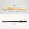2 Pack Coffee Grinder Cleaning Brush, Heavy Wood Handle &