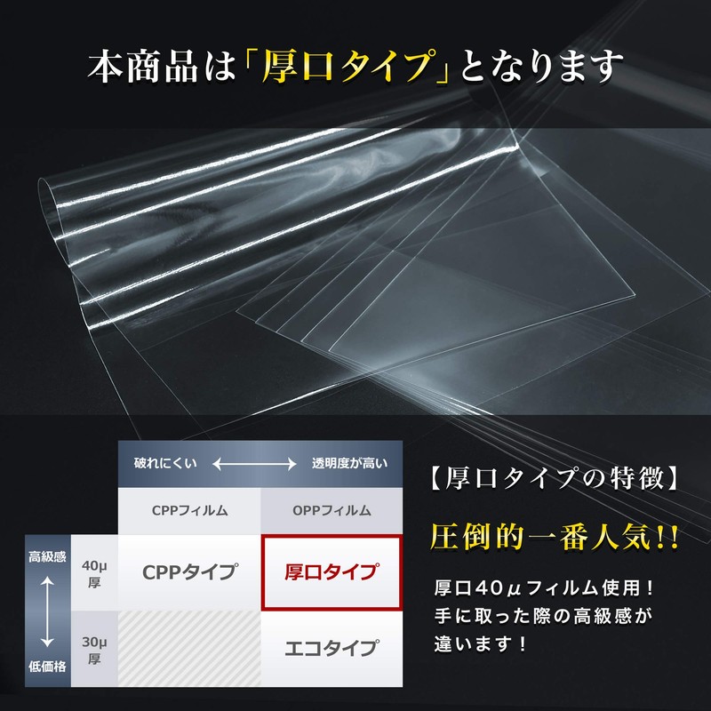 Comic Bancho Transparent Book Cover, 40 Microns Thick, B6 Version