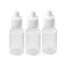 ericotry 50pcs 15ML Empty Plastic Dropper Bottle with Screw Cap and Plugs Refillable Dropping Containers for Essential Oils Cosmetis