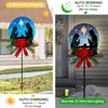 WAIU Nativity Secen Solar Garden Stake Christmas Decorations Outdoor Solar