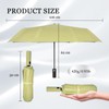 Ouqiesli Portable Folding Umbrella Compact Travel Windproof UV Protection Umbrella