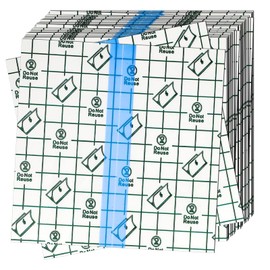 OBTANIM 50 Sheet Transparent Waterproof Stretch Adhesive Bandage Clear Film Dressing Bandages Tape Cover for Tattoo Shower Swimming Protector (4 x 4 Inch)