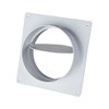 Round Tube System PVC Ventilation Tube Joints Knee Piece T-piece Reduction Holder, Ø 100