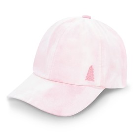 Jan & Jul Girls' Cotton Baseball Cap for Summer, Snapback Trucker Hat for Babies (M: 6-24 Months, Pink Tie Dye)
